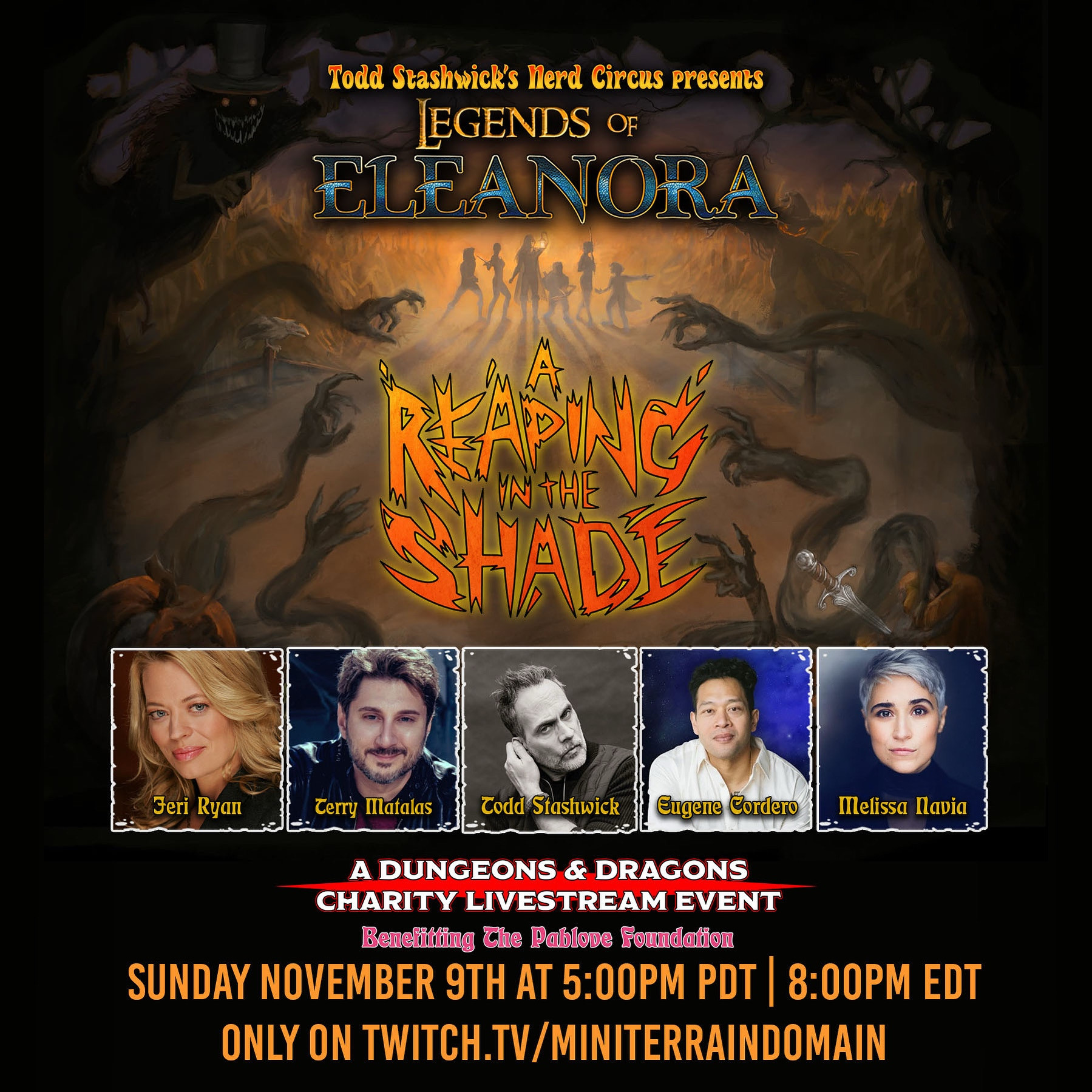 poster for legends of elenora - a reaping in the shade
